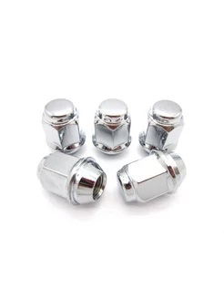 Гайка колесная М12*1,5 (35, ключ 19, конус, закрытая, хром.)