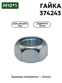 гайка 374243 п29 м10х1 s-14 кл.пр.8 в Нижнем Новгороде